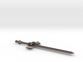 animate sword in Polished Bronzed-Silver Steel