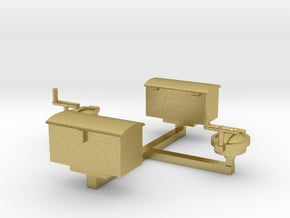 Tank Fillers & Tool Boxes Type 1 in Natural Brass