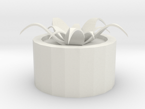 Special vase in White Natural Versatile Plastic