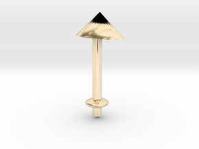 Fashion lamps in 14K Yellow Gold