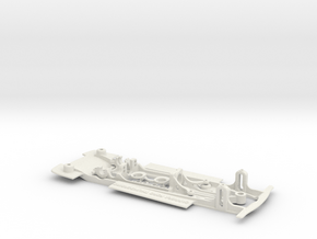 Chassis - CARRERA Ford Thunderbid (In-AiO) in White Natural Versatile Plastic