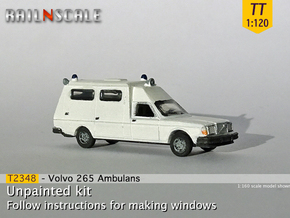 Volvo 265 Ambulans (TT 1:120) in Tan Fine Detail Plastic