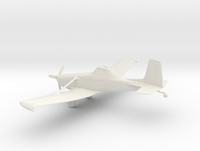 Cessna 188C AG Husky in White Natural Versatile Plastic: 1:64 - S