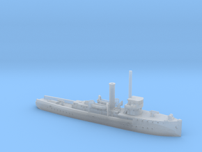 1/1200th scale ORP General Haller gunboat in Tan Fine Detail Plastic