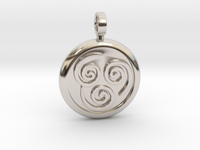 Airbending Pendant from Avatar the Last Airbender in Platinum
