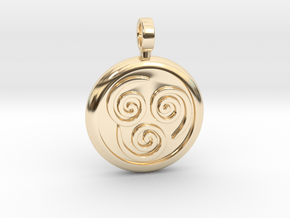 Airbending Pendant from Avatar the Last Airbender in 14K Yellow Gold