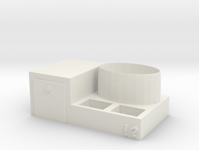 Pen holder storage box in White Natural Versatile Plastic