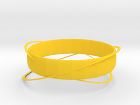 藤蔓戒指(THE VINE) in Yellow Processed Versatile Plastic