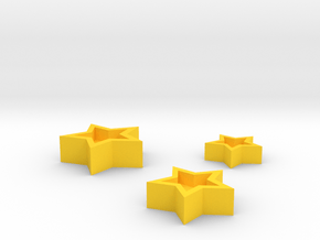 Super Star in Yellow Processed Versatile Plastic