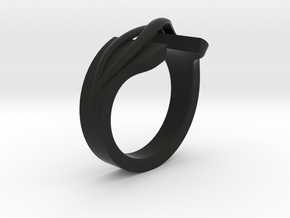 Aestheticize Ring in Black Premium Versatile Plastic: 6 / 51.5