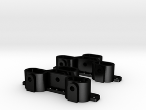 D&RGW Dual-Gauge 3-Way Coupler Pocket  in Matte Black Steel: 1:20
