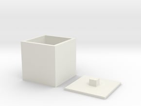 box in White Natural Versatile Plastic