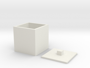 box in White Natural Versatile Plastic