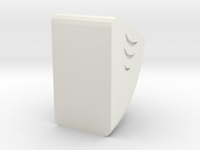 Horn in White Natural Versatile Plastic: 1:10