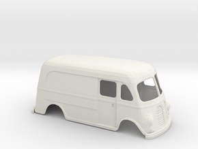 1/16 1950 International Metro Van Shell in White Natural Versatile Plastic