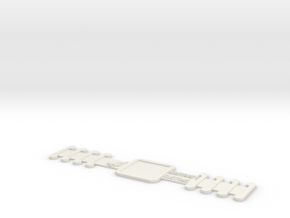 PPE: Customizable Surgical Mask Strap Extender in White Natural Versatile Plastic