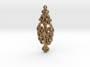 Ornamental Pendant in Natural Brass