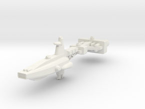 Hyperion Class Assault Cruiser in White Natural Versatile Plastic