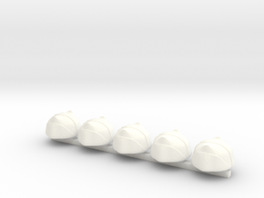 5 x Bustina in White Processed Versatile Plastic