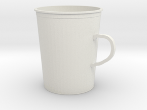 cup in White Natural Versatile Plastic: Medium