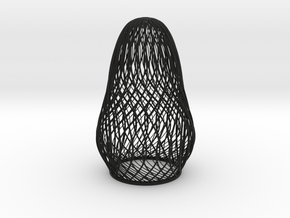 lamp v1 in Black Natural Versatile Plastic: Large