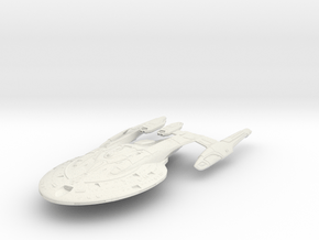 ISS Ancient class BattleCruiser 5.2" long in White Natural Versatile Plastic