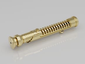 QGN Keychain in Natural Brass