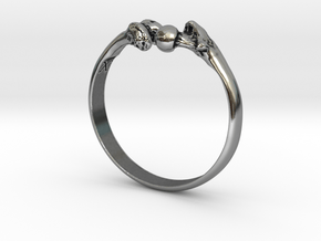 Mead Femur Ring in Antique Silver