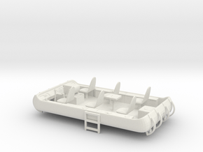 Chariot 20 inch - Lower Section in White Natural Versatile Plastic