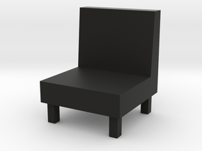 Ordinary chair in Black Natural Versatile Plastic: Medium