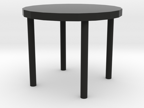 Ordinary table in Black Natural Versatile Plastic: Large