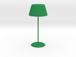 Ordinary table lamp in Green Processed Versatile Plastic: Medium