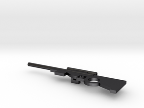 Ordinary sniper rifle in Polished and Bronzed Black Steel: Extra Small