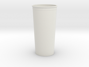 Environmental protection cup in White Natural Versatile Plastic
