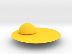 Egg Chair in Yellow Processed Versatile Plastic