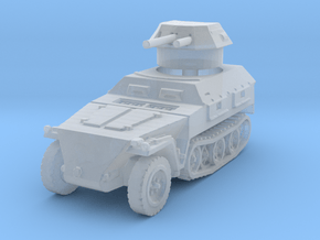 Sdkfz 250/9 B 2cm (closed) 1/144 in Smooth Fine Detail Plastic