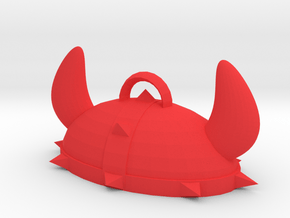 Helmet of the Sea Wolf in Red Processed Versatile Plastic