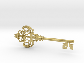 The Starless Key in Natural Brass