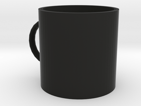 Past Mug in Black Premium Versatile Plastic
