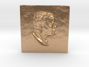 Teddy Roosevelt replica relief 1:7 in Natural Bronze