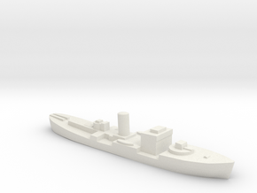 HMS Gloxinia corvette 1:1200 WW2 in White Natural Versatile Plastic