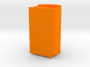 Mini Coffin Sanitary Tray in Orange Processed Versatile Plastic