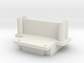 Stampede Chassis Extension in White Natural Versatile Plastic