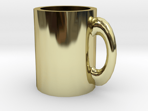 Mug in 18k Gold Plated Brass