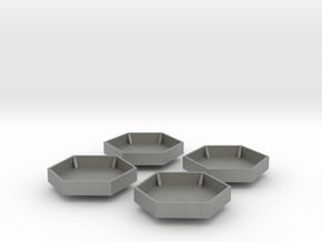 1/72 IJN Yamato Tubs for 46cm Type 94 turrets SET  in Gray PA12