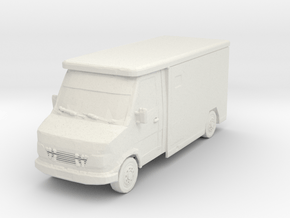 Mercedes Armored Truck 1/72 in White Natural Versatile Plastic