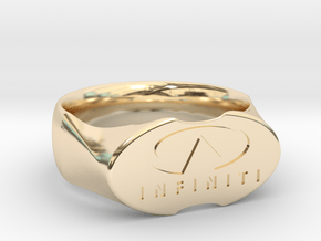 Infinity Ring  in 14K Yellow Gold