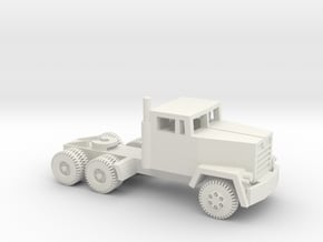 1/50 Scale M915 Tractor in White Natural Versatile Plastic