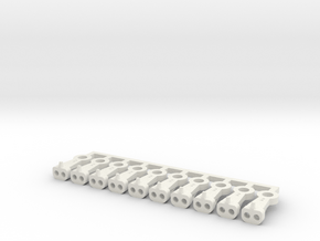 Magno-Electro Couplings for Liliput (Medium) x10 in White Natural Versatile Plastic