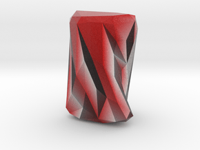 Small Geometric Vase in Full Color Sandstone
